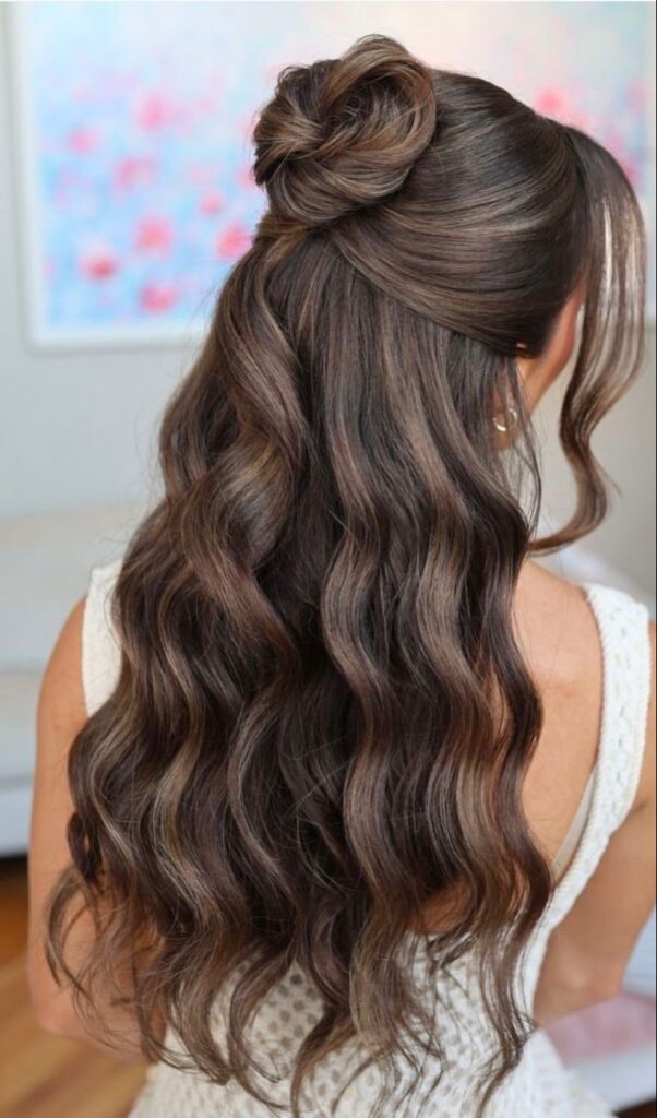 Half Up Top Knot
