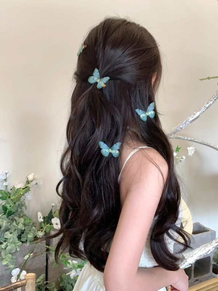 Butterfly Clips Hairstyle