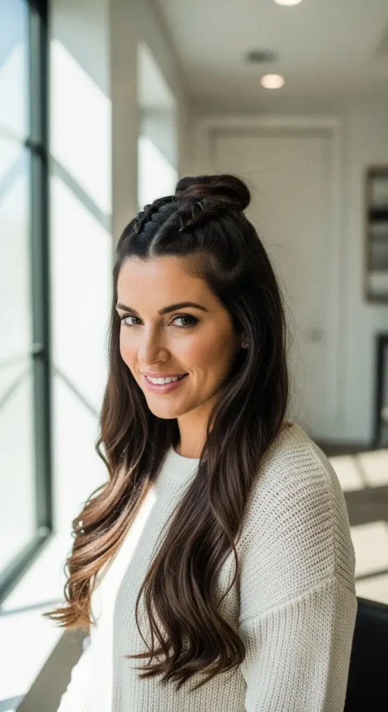 Half Up Braided Style for Everyday Glam