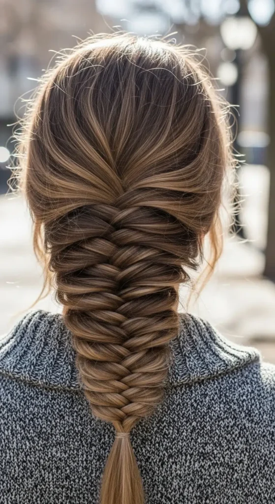 Fishtail Braid for a Trendy Look