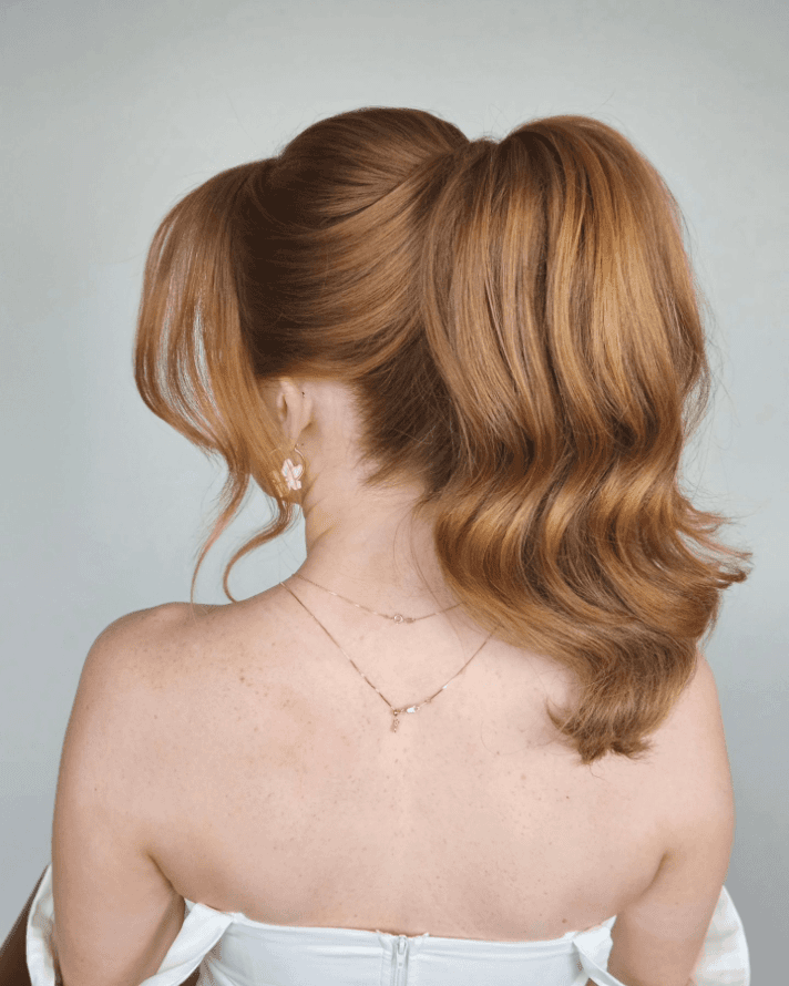 Timeless Glamorous Bridal Waves