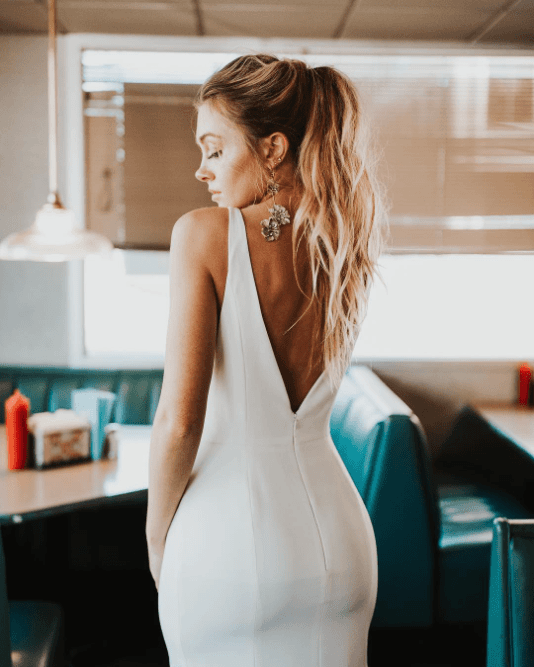 Elegant Waves Bridal Look