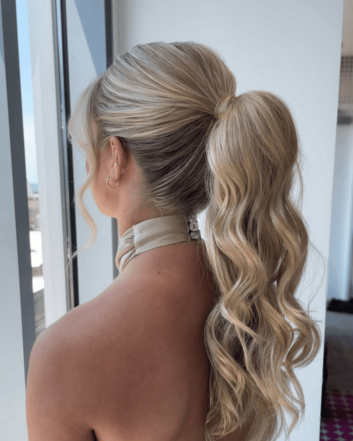 Romantic Waves Bridal Hairstyle
