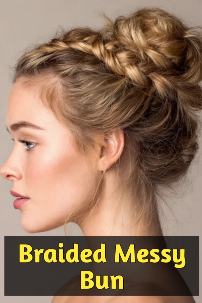 Braided Messy Bun