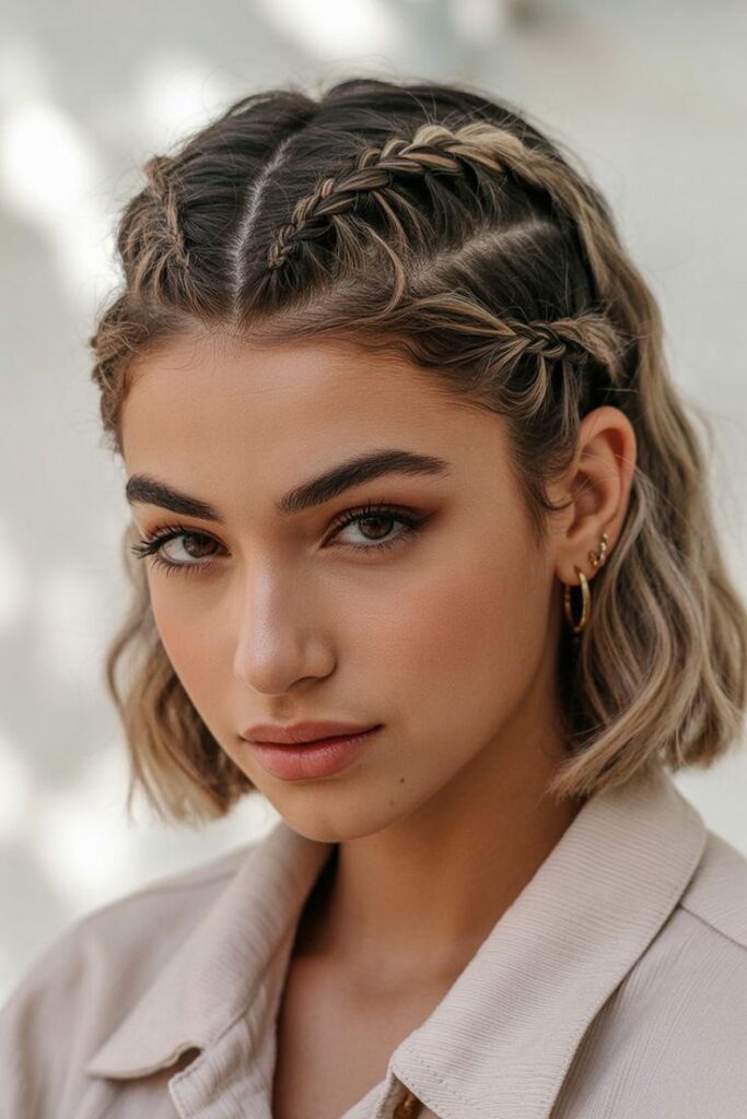 Side Braid for Short Hair