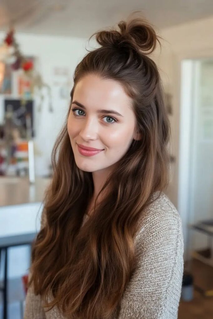 Half-Up Top Knot