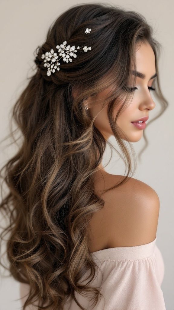 Side Clip Open Hair Style