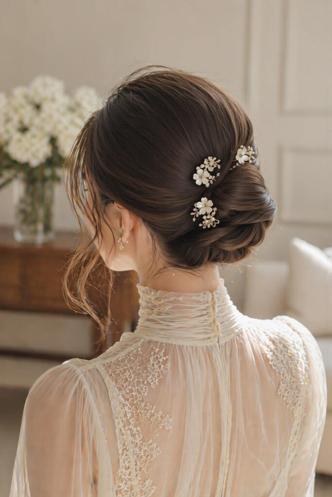 Mini Claw Clip Bun Hairstyle