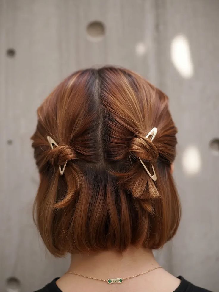 Cute Space Buns with Mini Clips