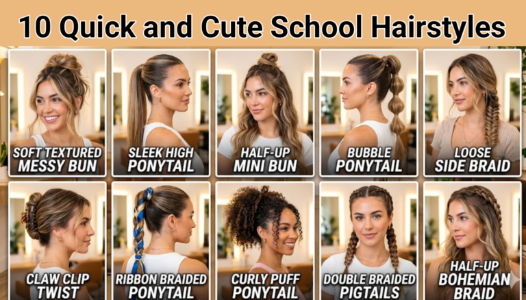 10 Quick and Cute School Hairstyles for Busy Mornings in 2026