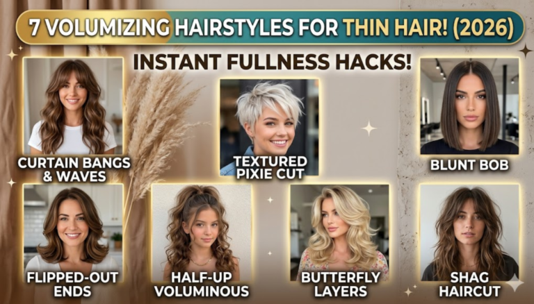 7 Hairstyles for Thin Hair That Instantly Add Volume in 2026