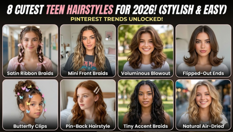 8 Cute Hairstyles for Teen Girls That Are Trending Everywhere in 2026