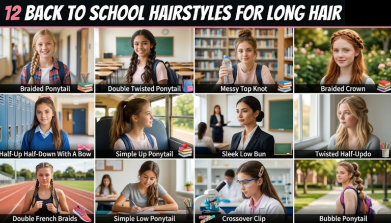 School Hairstyles for Long Hair
