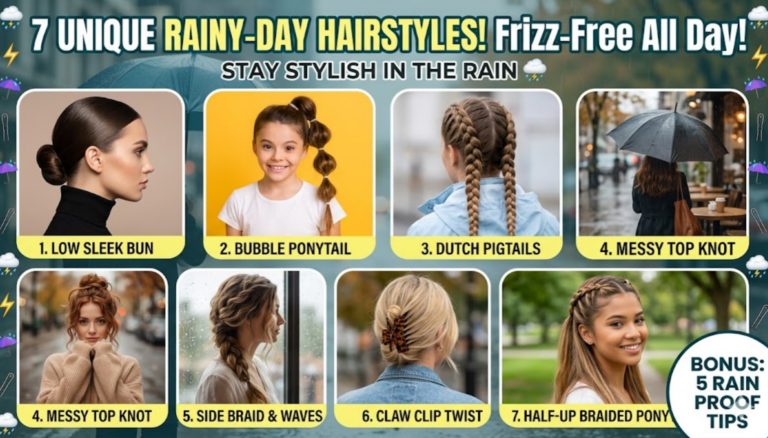 Hairstyles for Rainy Days