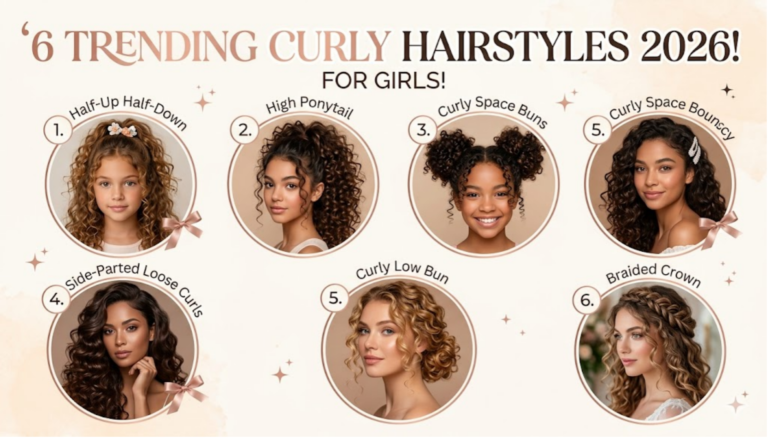 Hairstyles for Curly Hair Girls