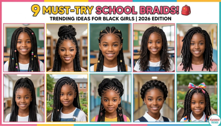 Braided Hairstyles for Black Girls School