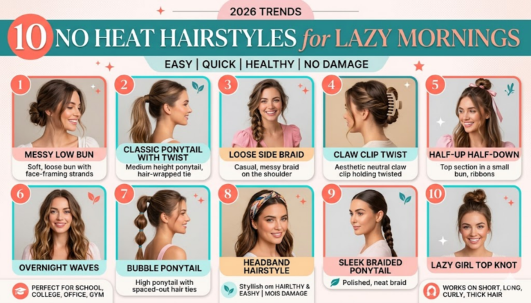 10 No Heat Hairstyles