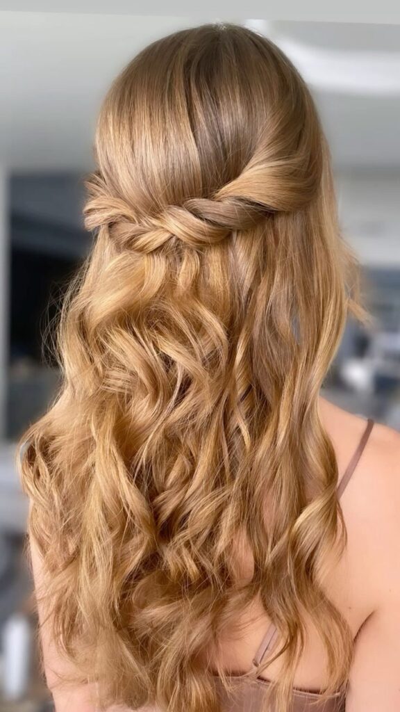 Half-Up Twisted Crown