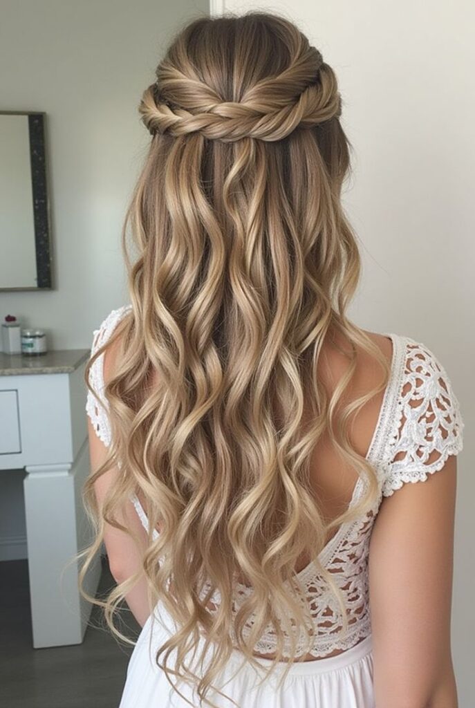 Waterfall Braid with Waves