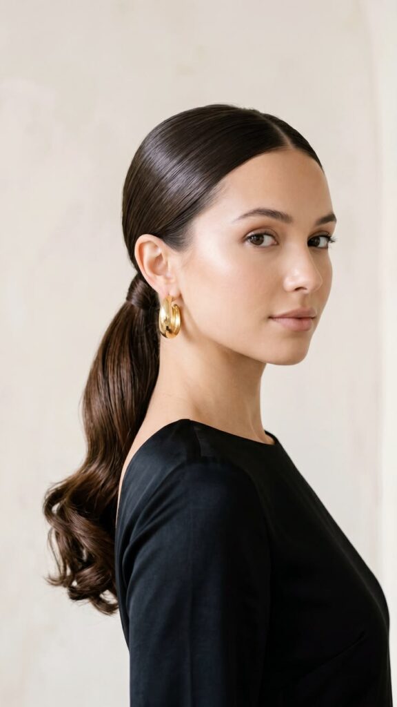 Low Sleek Ponytail