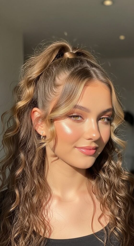 Curly Ponytail