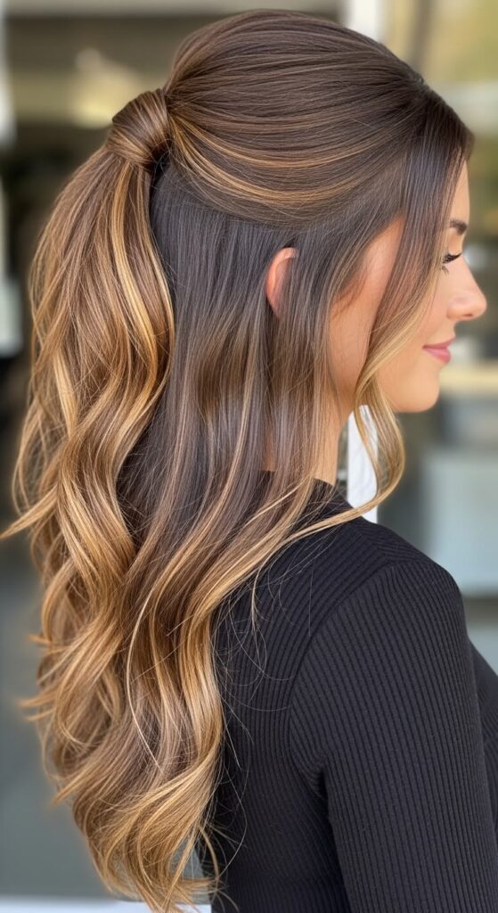 Half-Up Ponytail