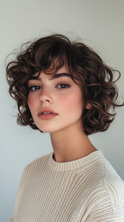 Curly Pixie Cut