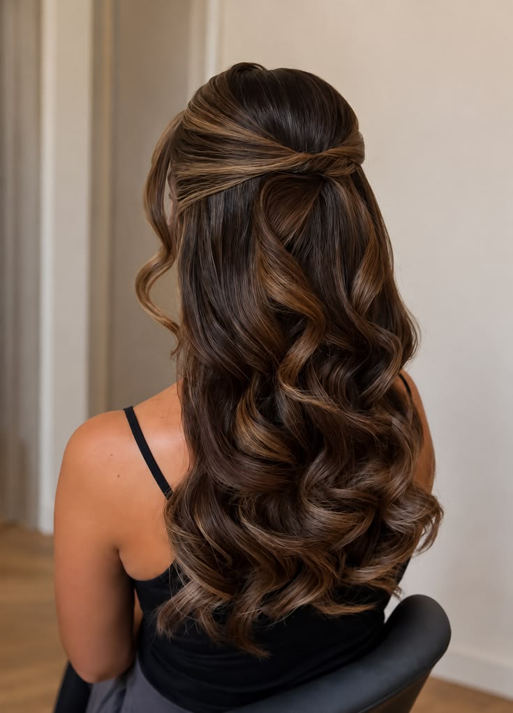 Half-Up Half-Down Style