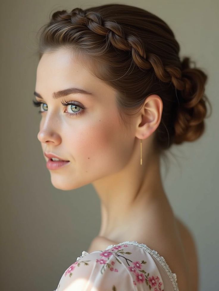 Twisted Crown Updo