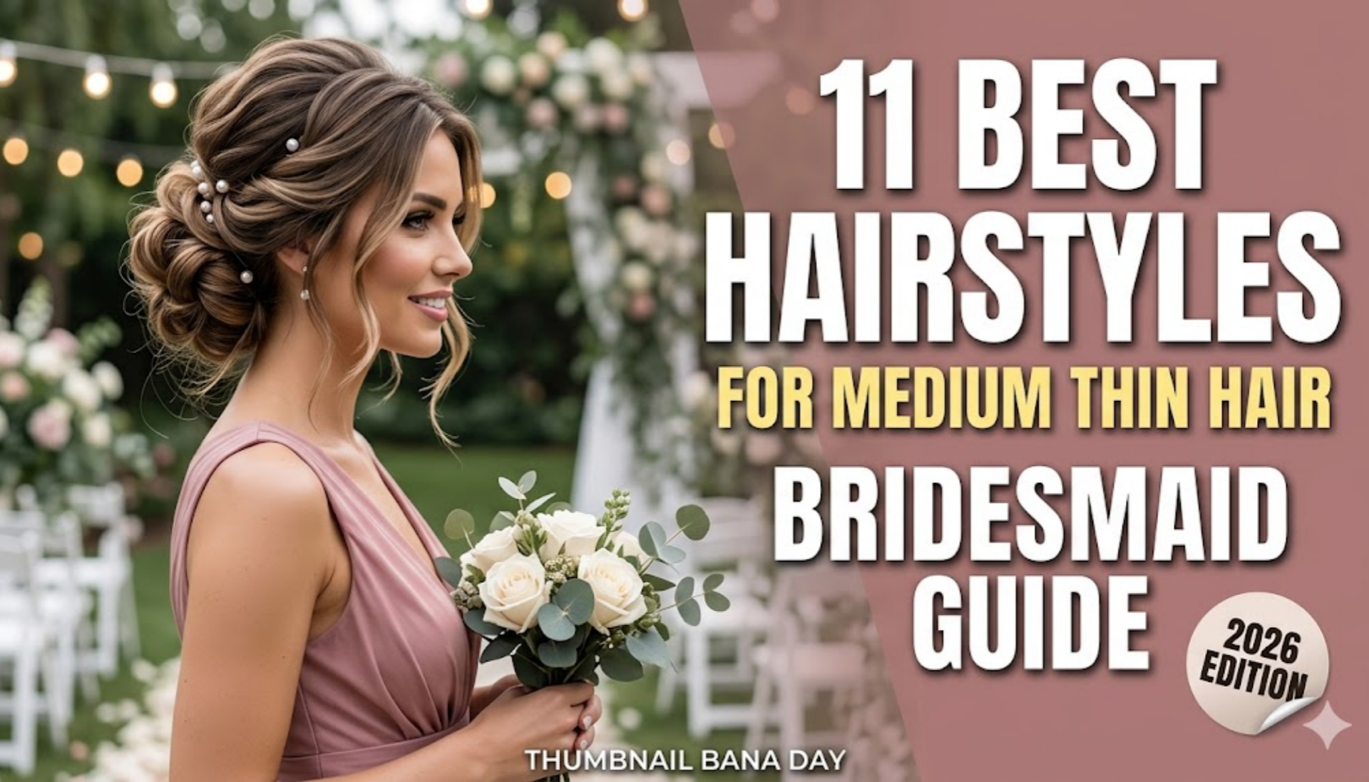 beautiful bridesmaid hairstyles